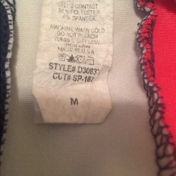 Blue S.Sell/Contact Sz.M polyester/spandex dress - Picture 4 of 4